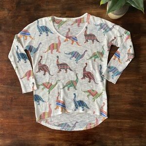 Brontosaurus Dinosaur light Womens Sweater